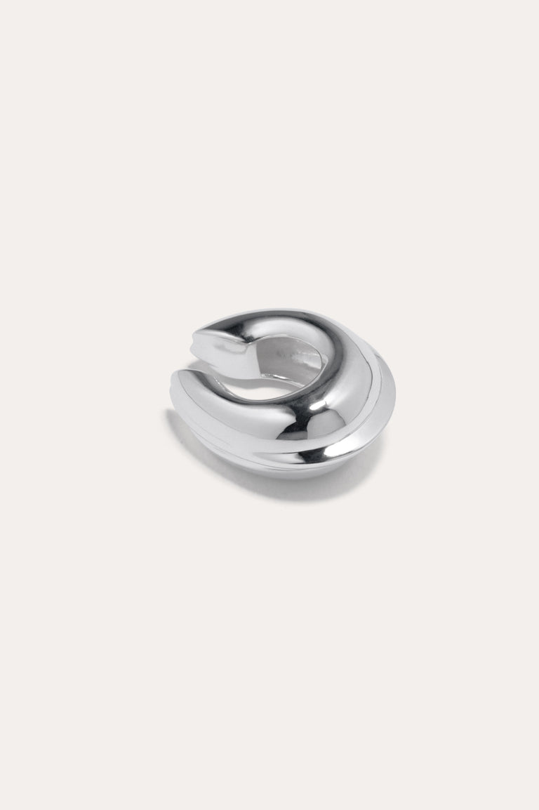 Is This Riveting? - Set of 3 Silver Plated Ear Cuffs