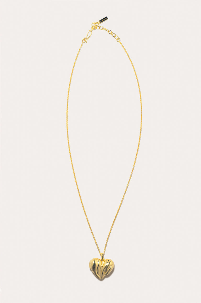 Heart Locket - Recycled Gold Vermeil Pendant