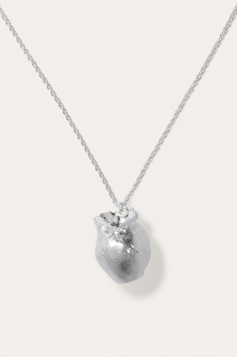 Clay - Silver Plated Pendant