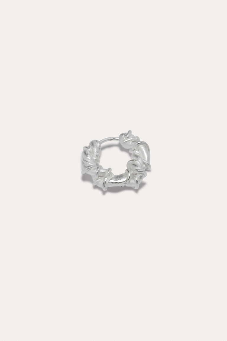The Fates Were Interwoven - Silver Plated Single Earring