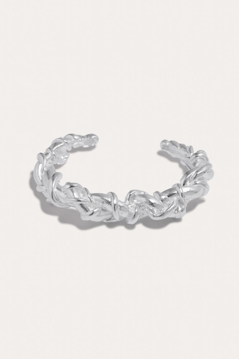 Labyrinth - Silver Plated Cuff