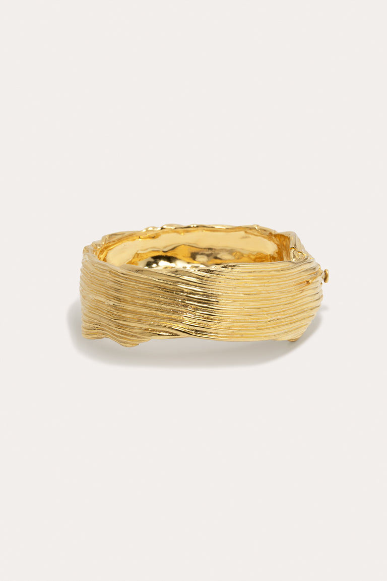 Destiny’s Tributaries - Gold Plated Cuff