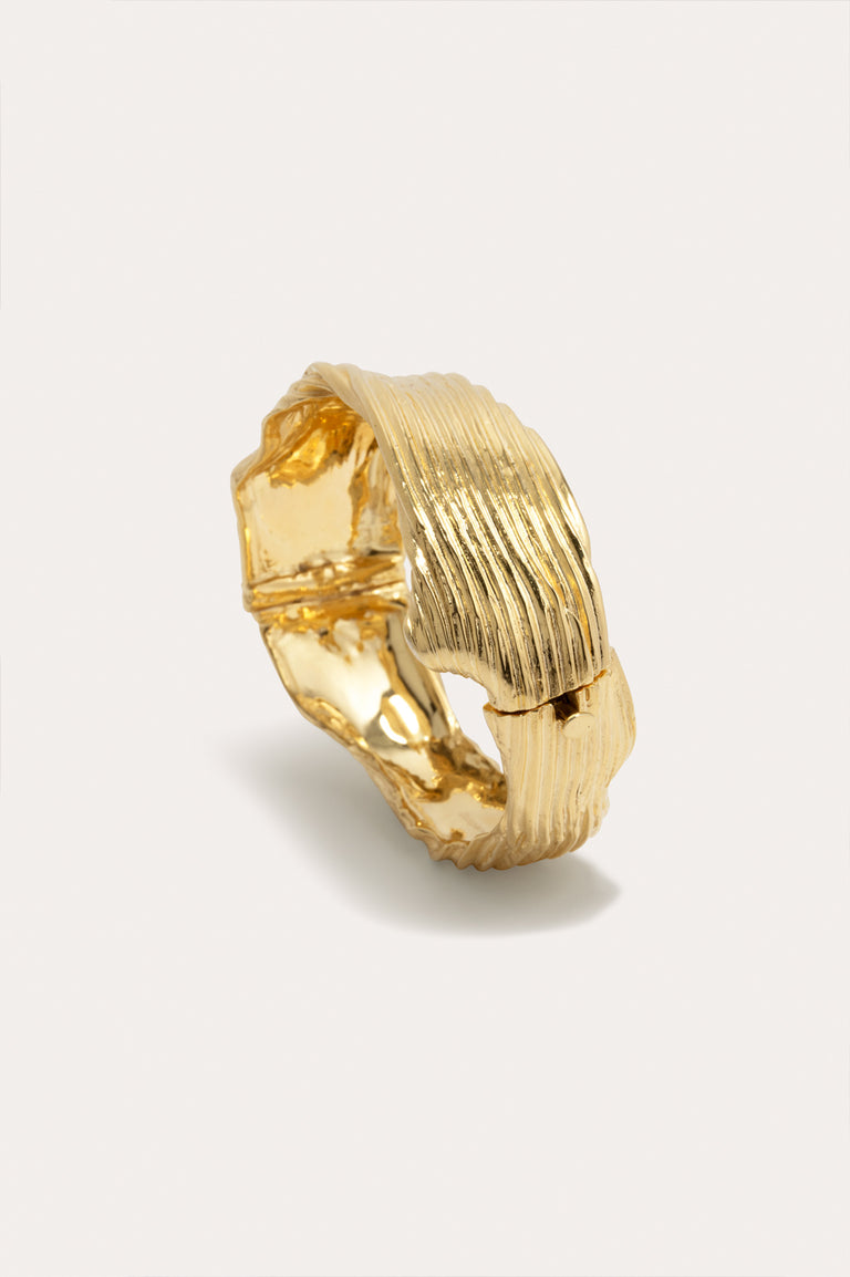 Destiny’s Tributaries - Gold Plated Cuff