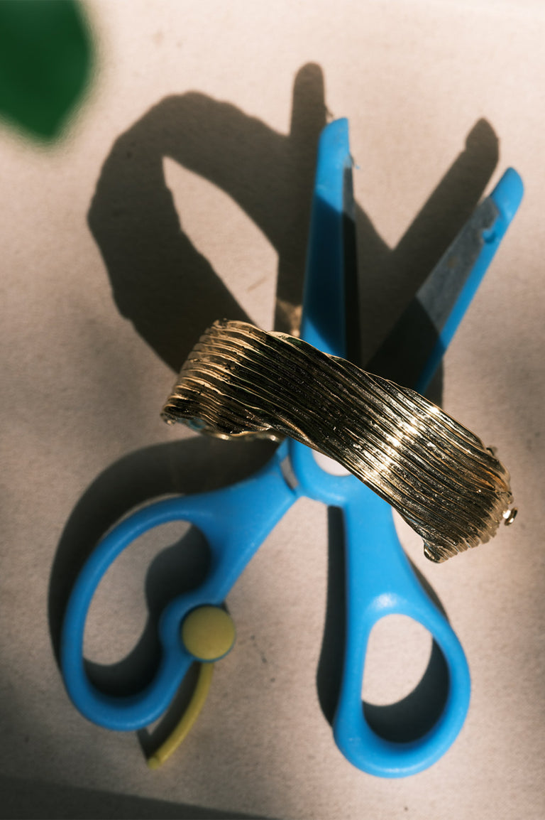 Destiny’s Tributaries - Gold Plated Cuff