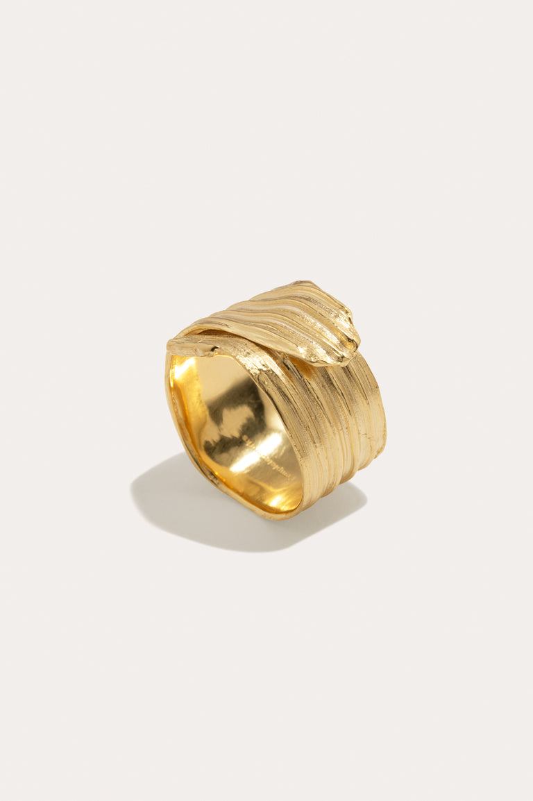 Destiny’s Tributaries - Gold Plated Ring