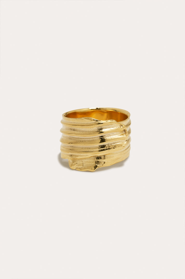 Destiny’s Tributaries - Gold Plated Ring