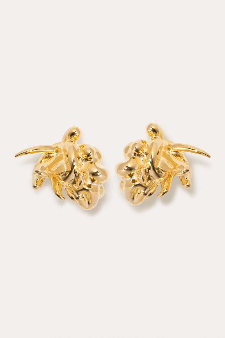 General Strike - Recycled Gold Vermeil Earrings