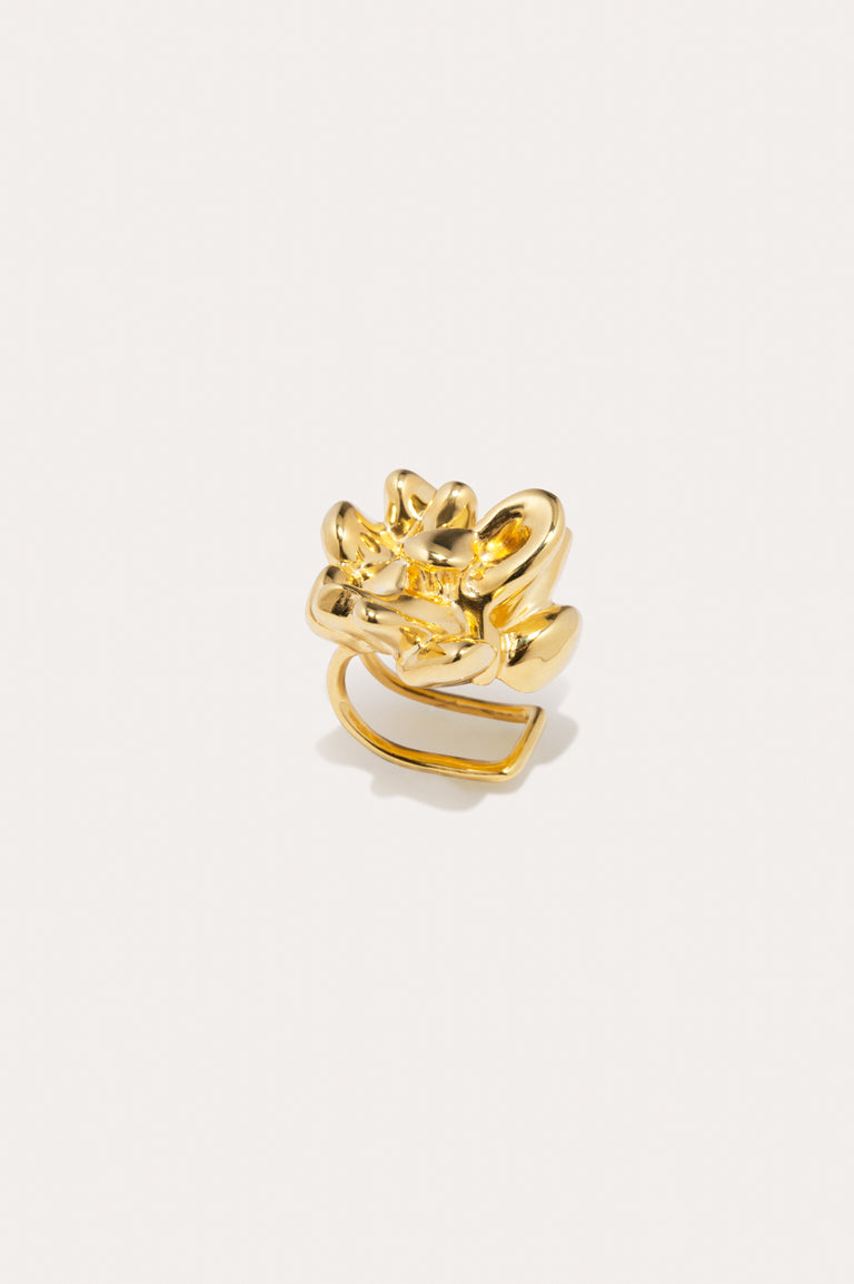 General Strike - Gold Plated Ear Cuff