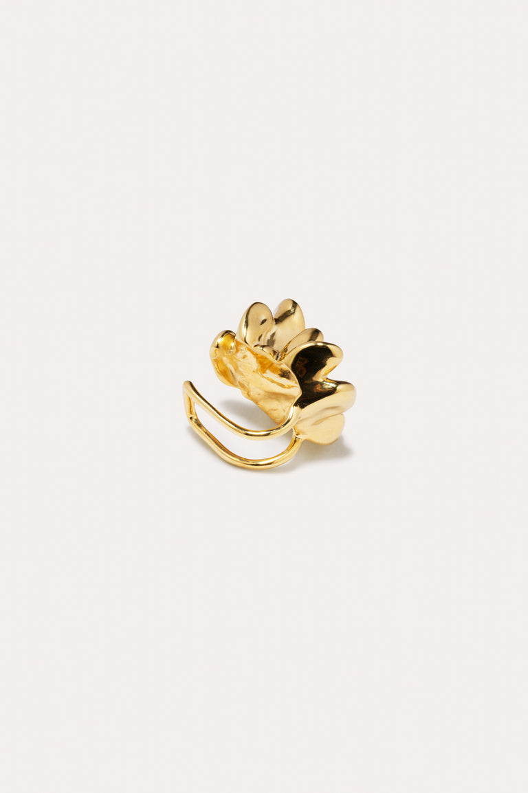 General Strike - Gold Plated Ear Cuff