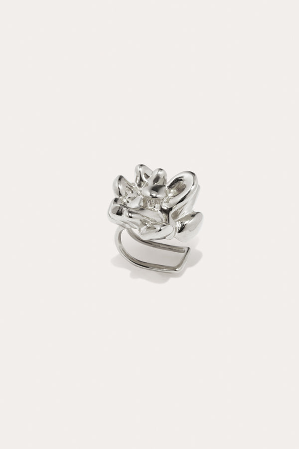 General Strike - Silver Plated Ear Cuff