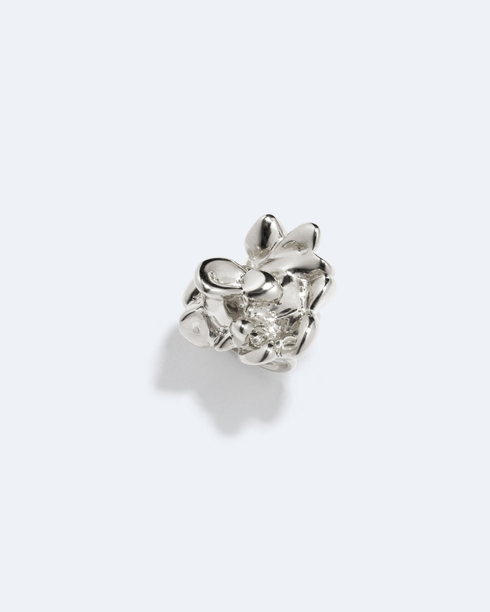 General Strike - Silver Plated Ear Cuff