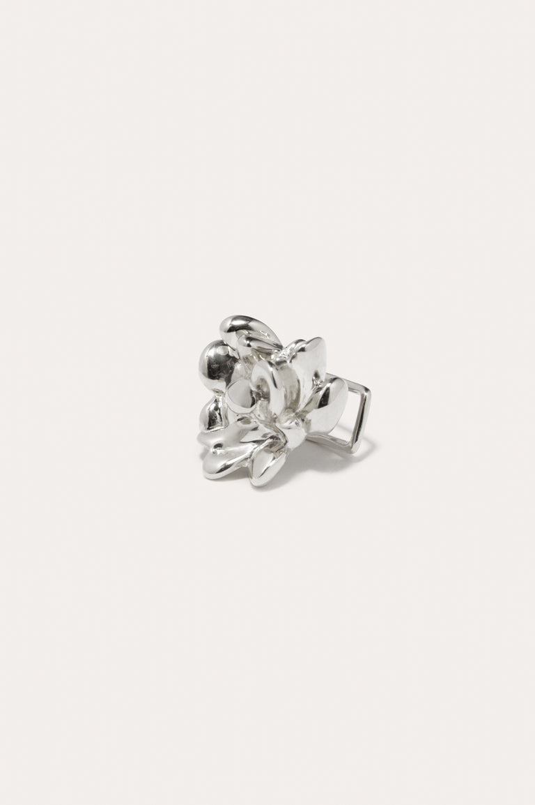 General Strike - Silver Plated Ear Cuff