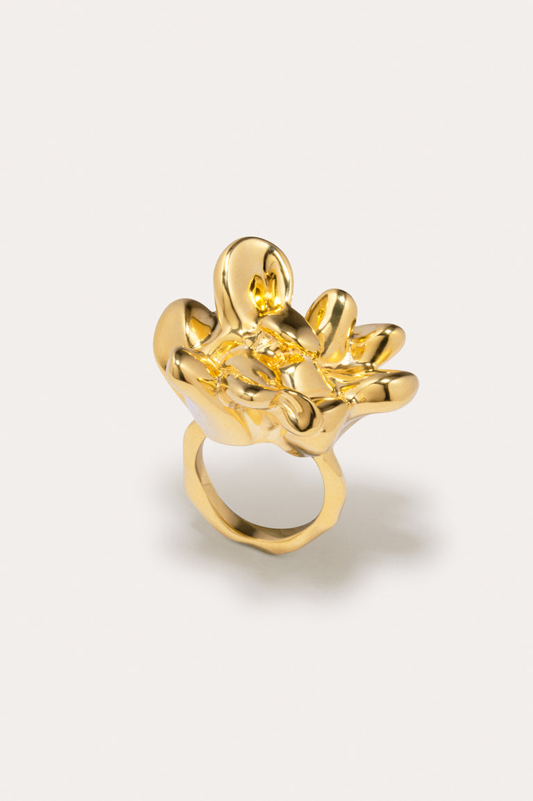 General Strike - Gold Plated Ring