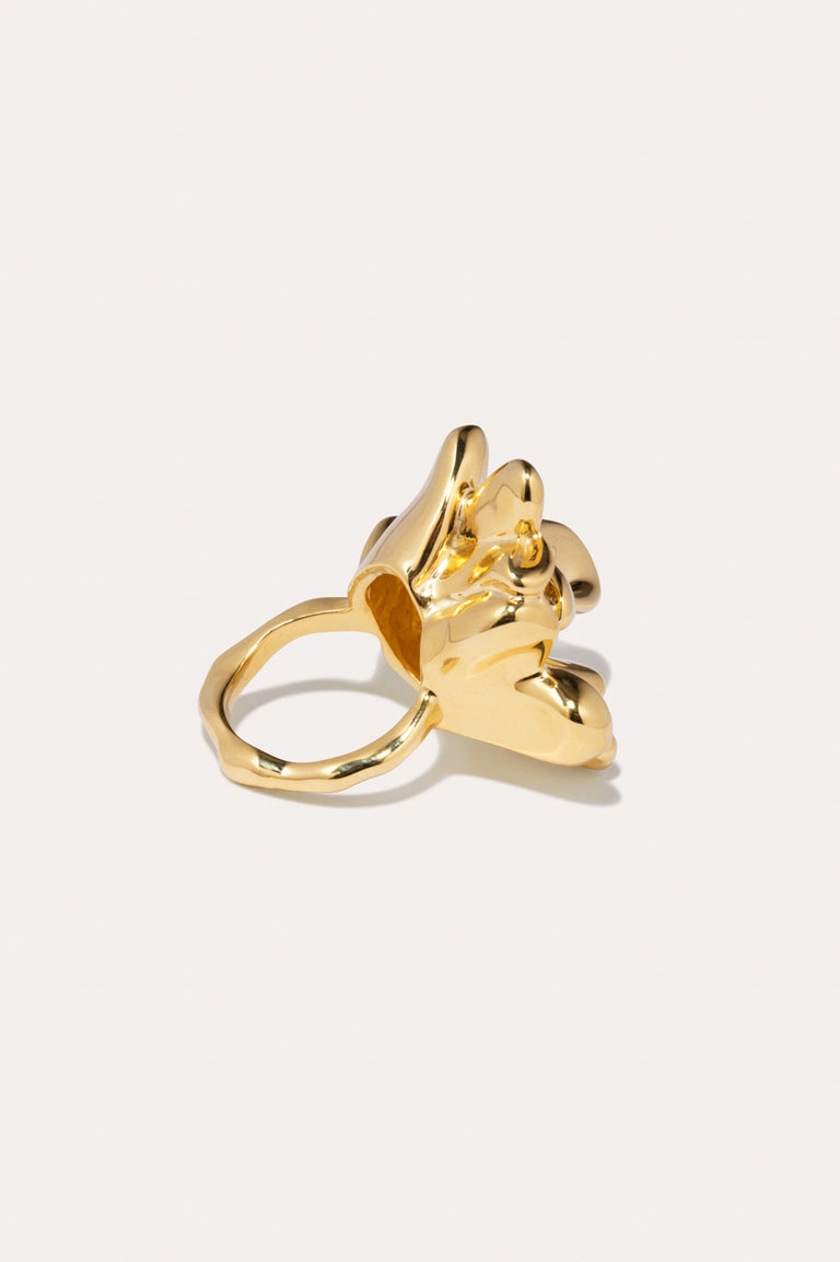 General Strike - Gold Plated Ring