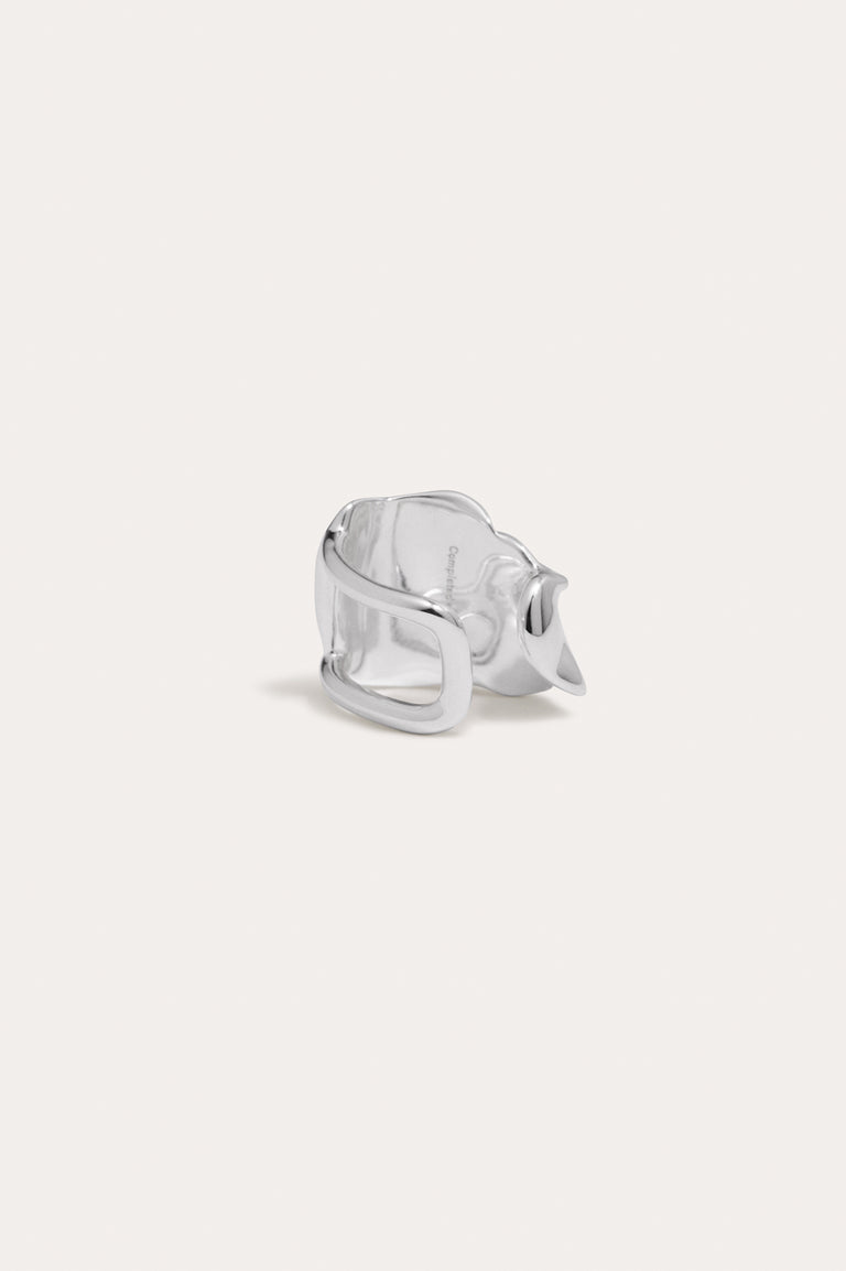 The Excorism of Chaos - Silver Plated Ear Cuff