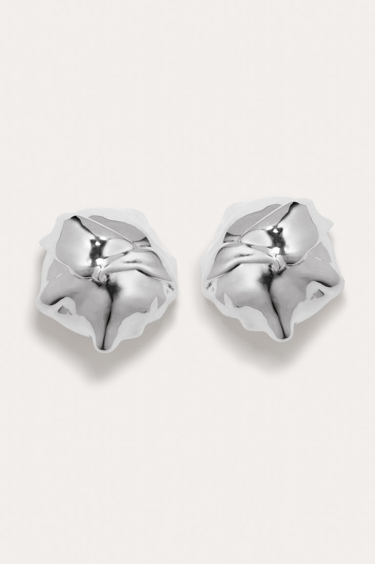 Dough - Recycled Silver Earrings