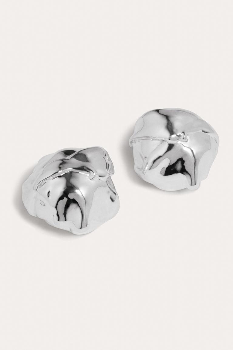 Dough - Recycled Silver Earrings