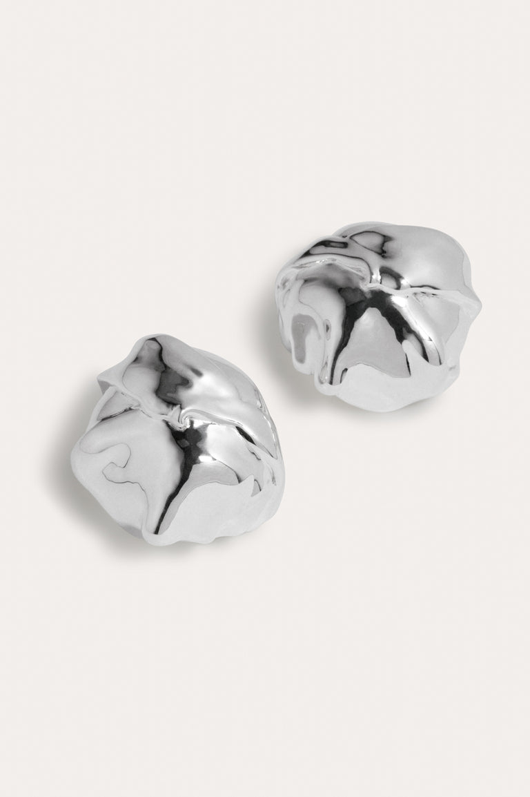 Dough - Recycled Silver Earrings