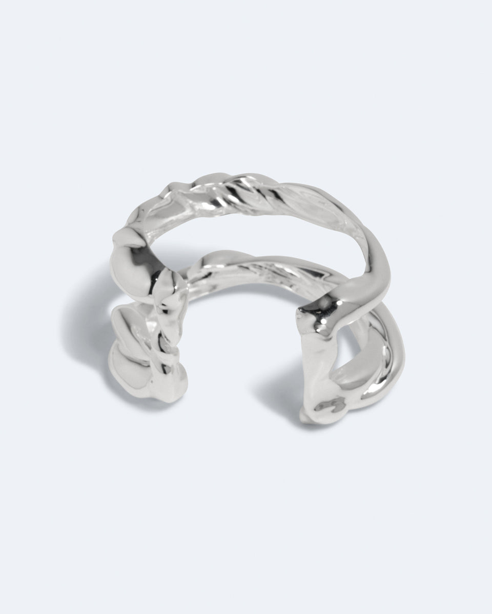 Brain Freeze - Silver Plated Cuff
