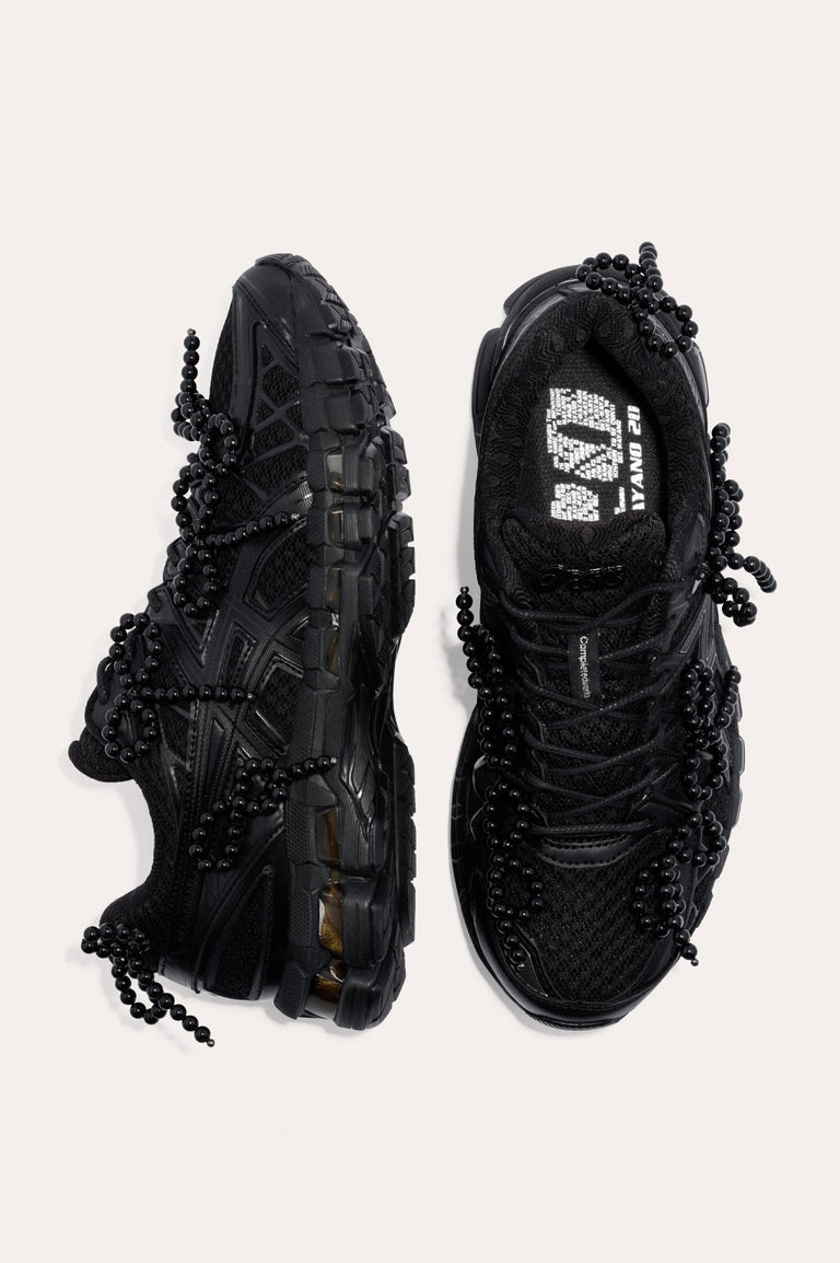Completedworks for ASICS - GEL KAYANO™ 20 Black Bow Sneakers w/ Brown Sole