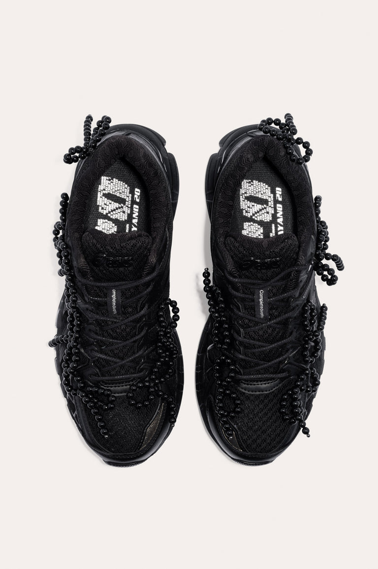 Completedworks for ASICS - GEL KAYANO™ 20 Black Bow Sneakers w/ Brown Sole