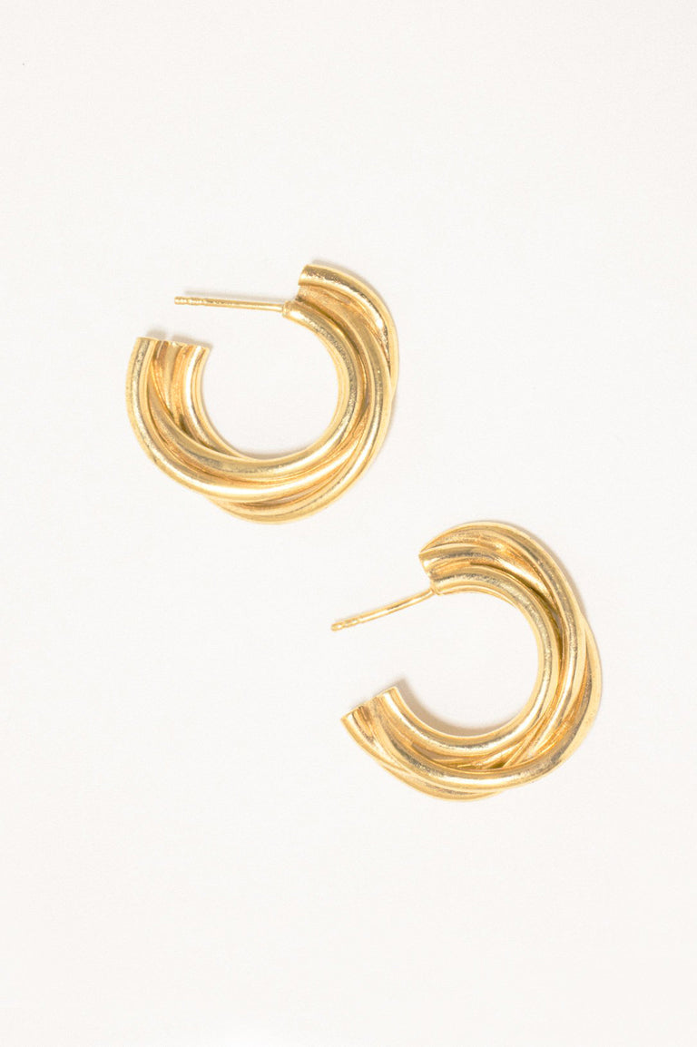 Encounter - Recycled Gold Vermeil Earrings