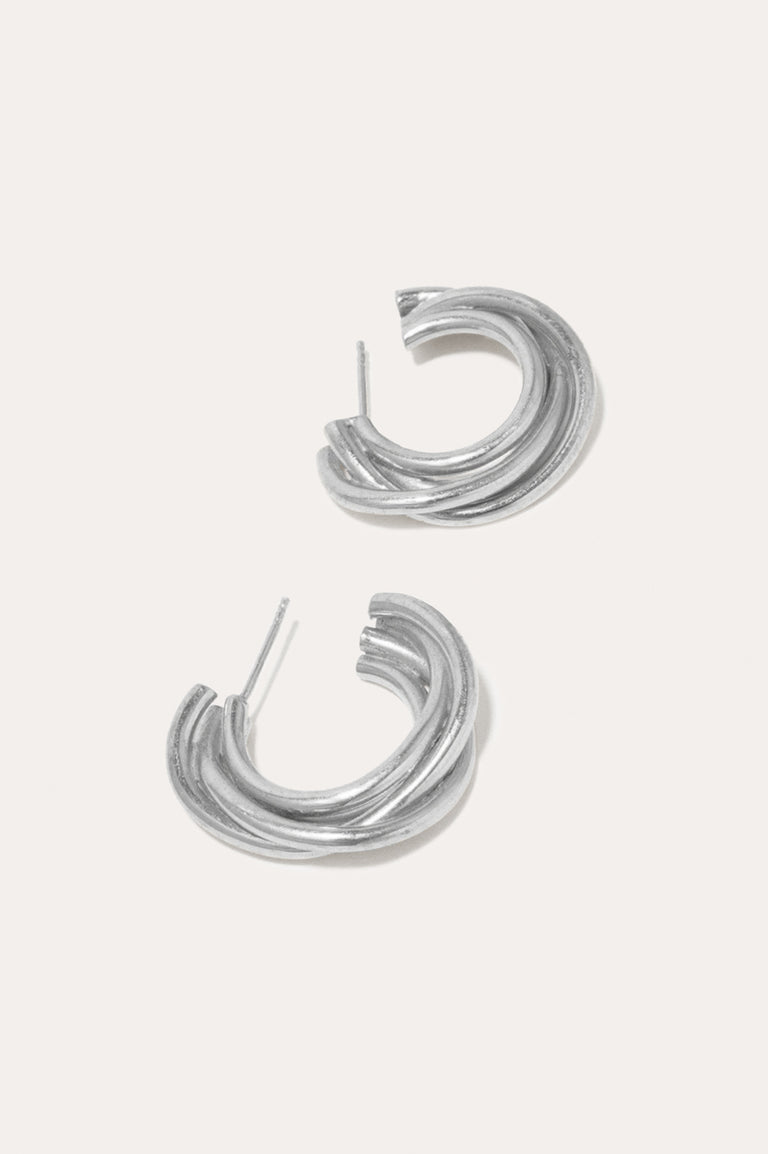 Encounter - Recycled Silver Earrings