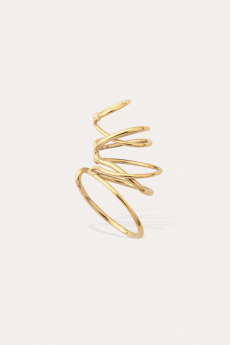 Bend in the River - Recycled Gold Vermeil Ear Cuff