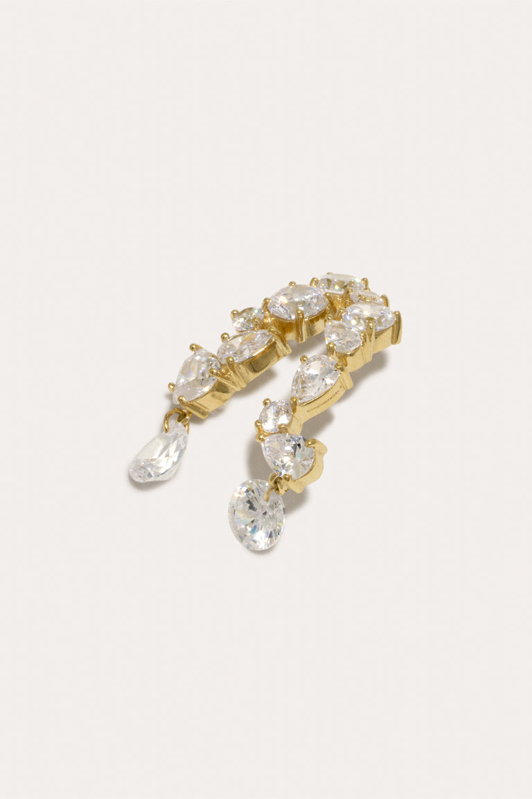 Pelican - Zirconia and Recycled Gold Vermeil Ear Cuff