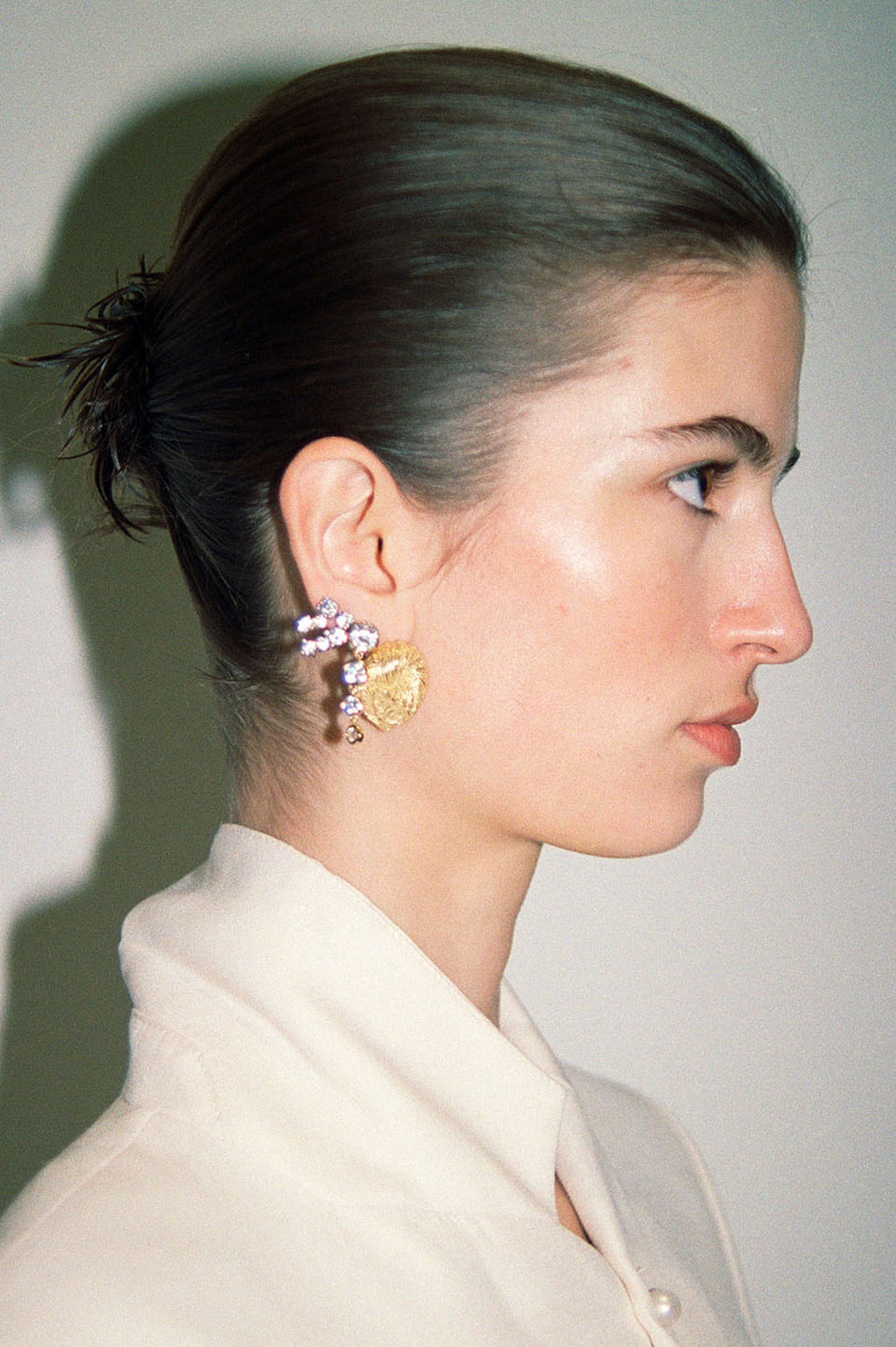 Myth - 14 Carat White Gold and Diamond Earrings