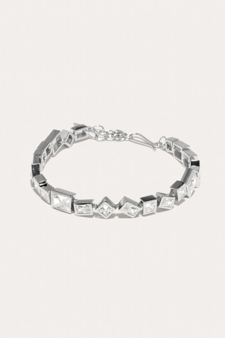 Dare - Zirconia and Recycled Silver Bracelet