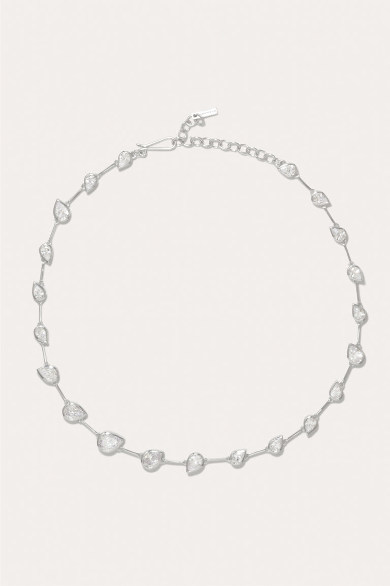 Myriad - Zirconia and Recycled Silver Necklace