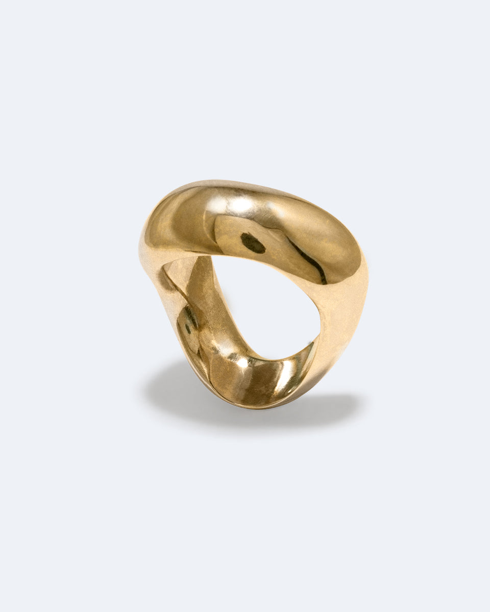 Post‐Capital - Gold Plated Ring