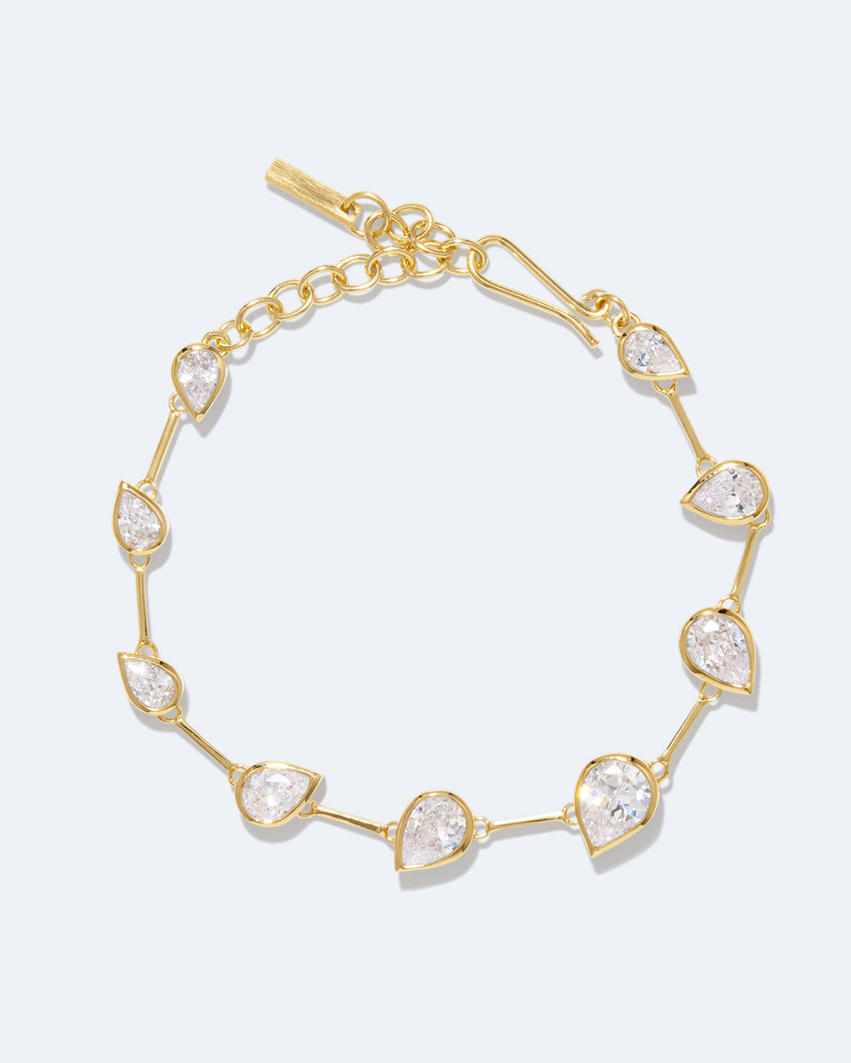 Myriad - Zirconia and Recycled Gold Vermeil Bracelet