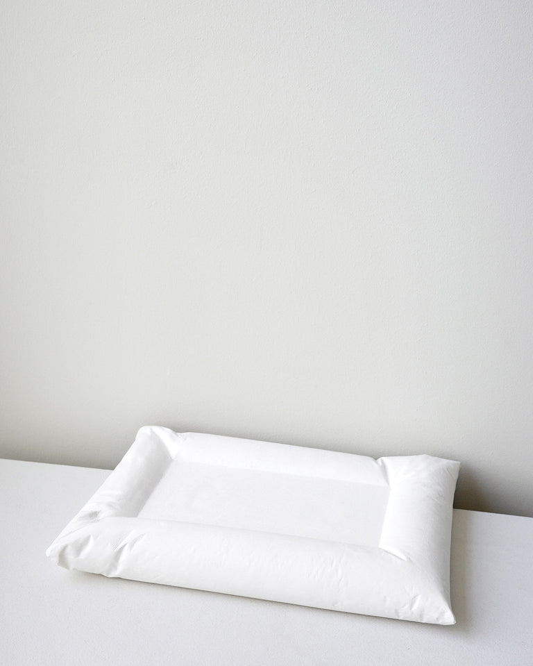 Plush III - Ceramic Cushion Tray in Matte White