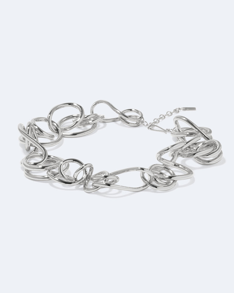 Befuddled - Platinum Plated Necklace