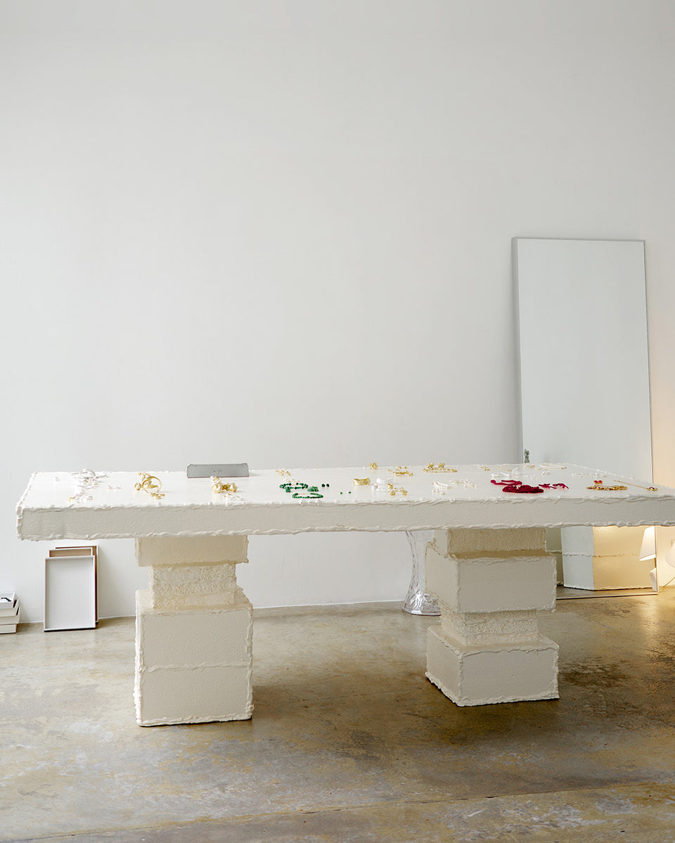 White Large Table