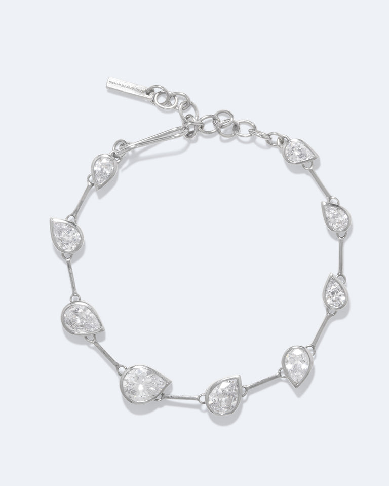 Myriad - Zirconia and Recycled Silver Bracelet
