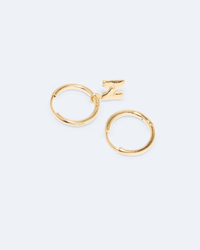 Classicworks™ N - Recycled Gold Vermeil Earrings