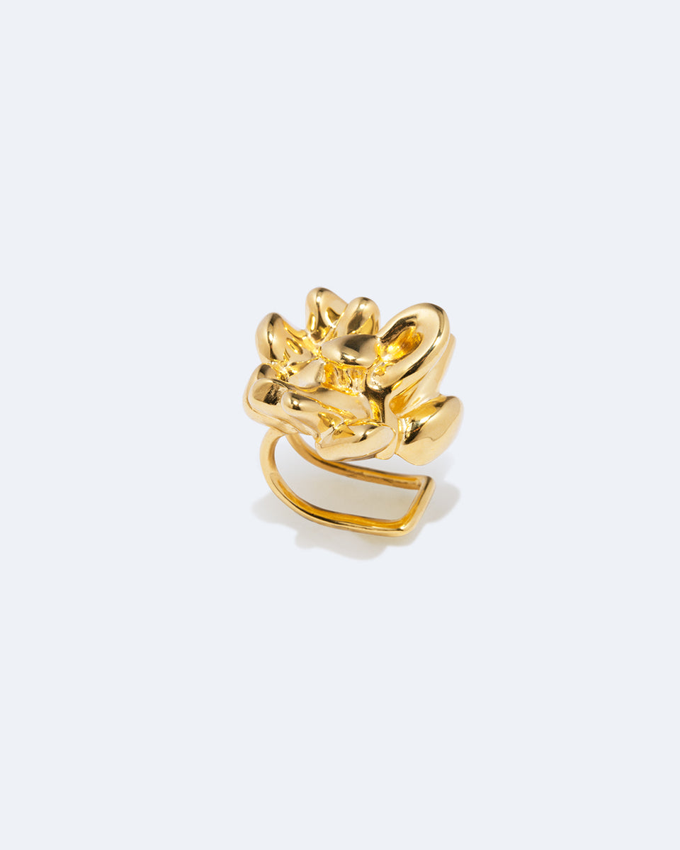 General Strike - Gold Plated Ear Cuff