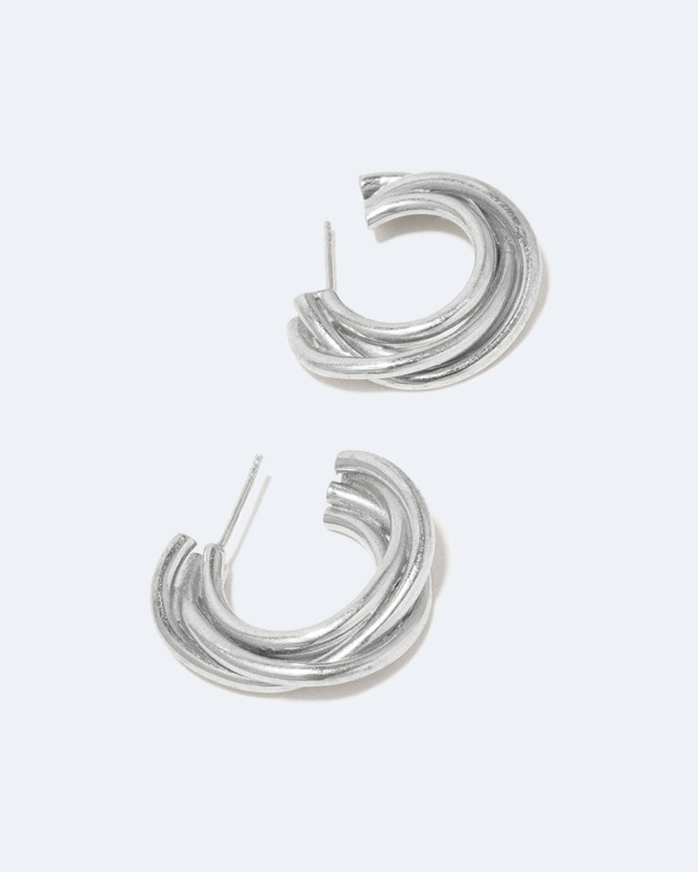 Encounter - Recycled Silver Earrings