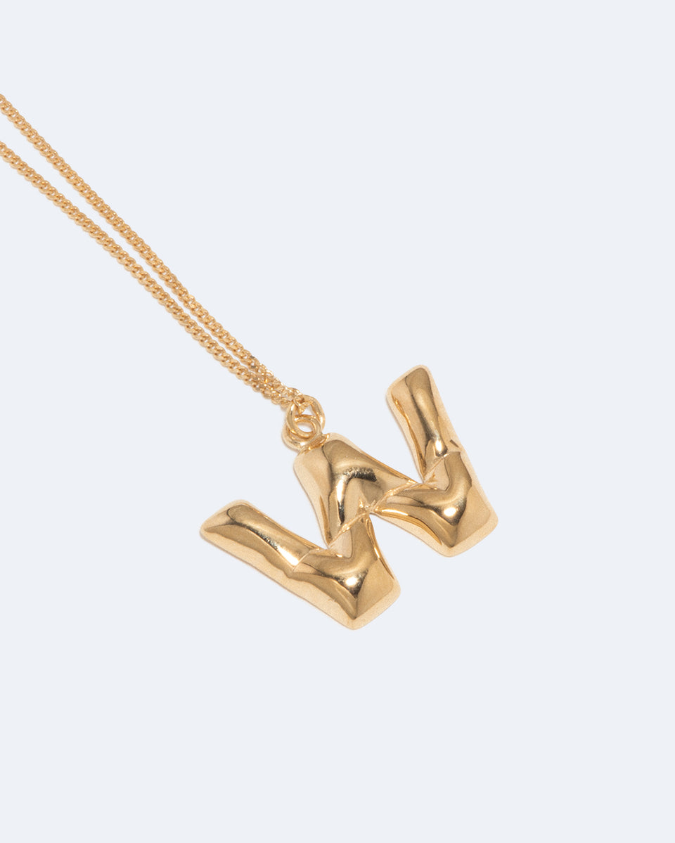 Classicworks™ W - Gold Plated Necklace