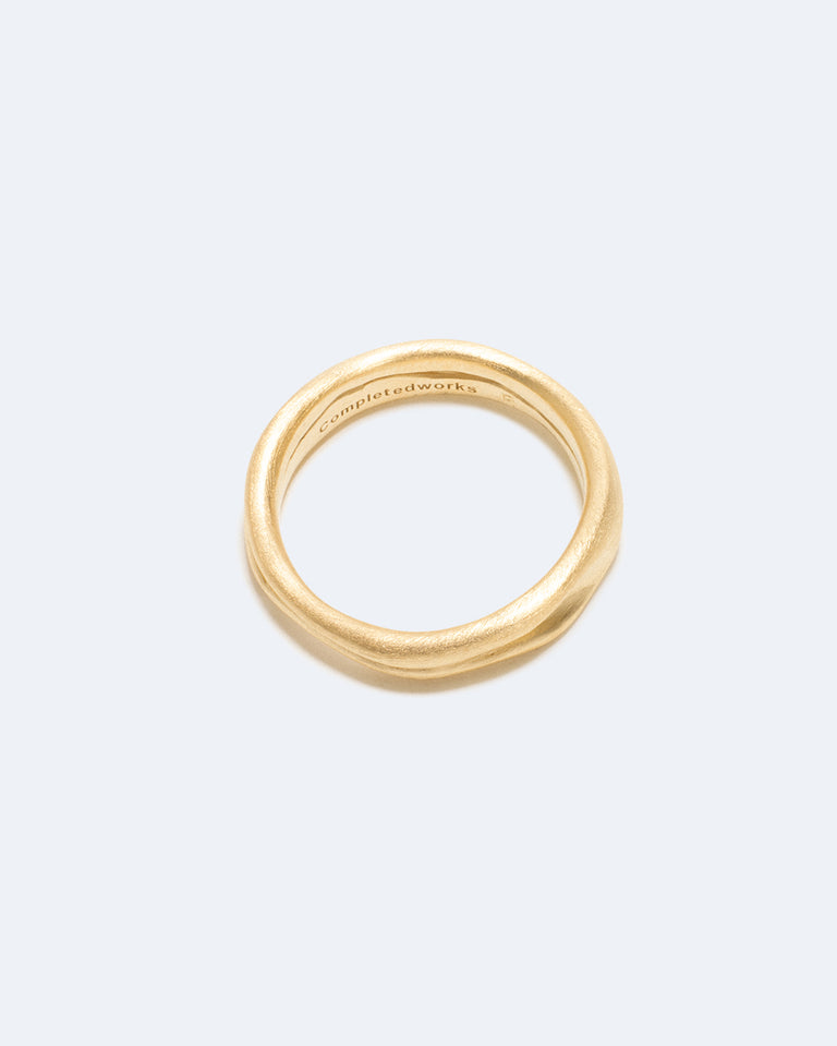 Deflated ("Do Not Inflate") - Recycled Gold Vermeil Ring