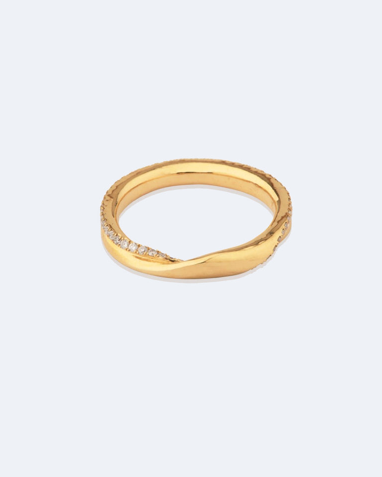Different Kind of World - 18 Carat Yellow Gold and Diamond Ring