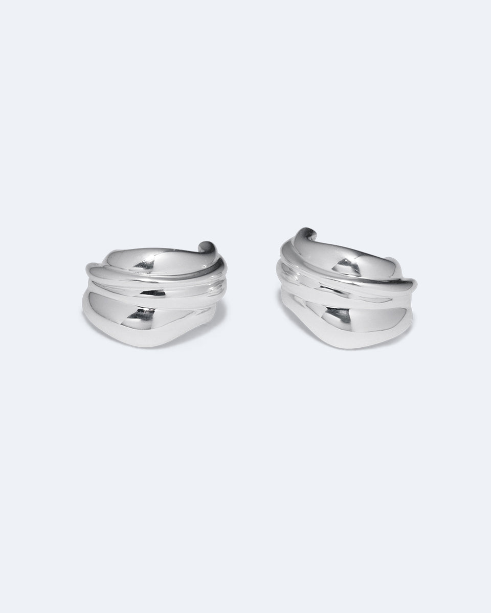 Foreshore - Recycled Silver Earrings