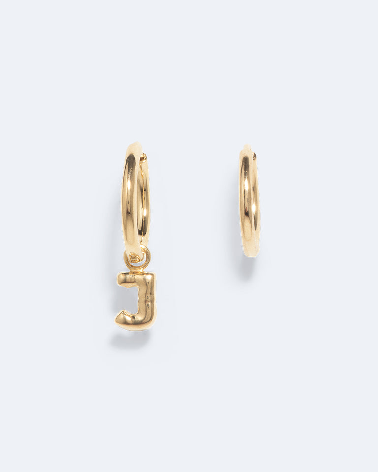 Classicworks™ J - Recycled Gold Vermeil Earrings