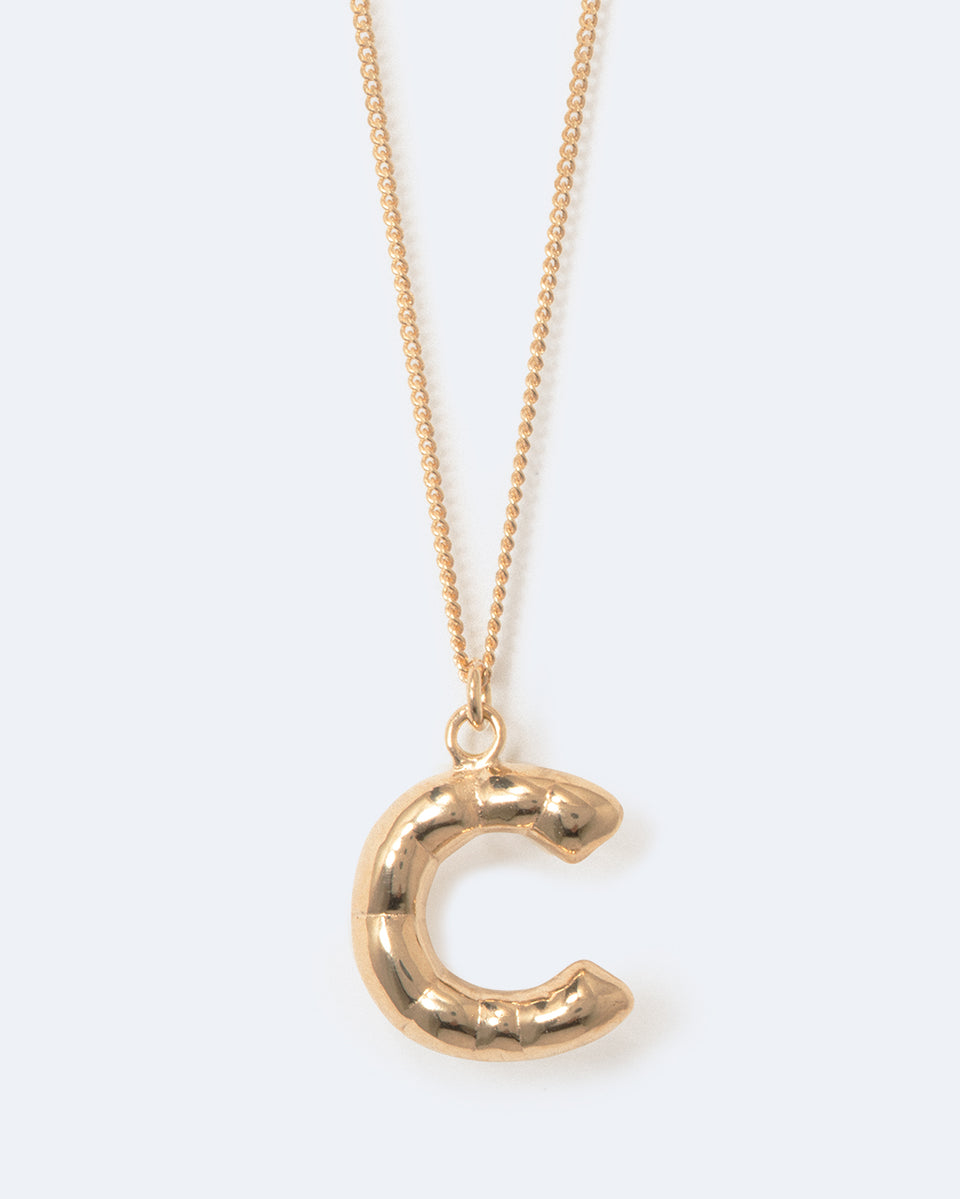 Classicworks™ C - Gold Plated Necklace