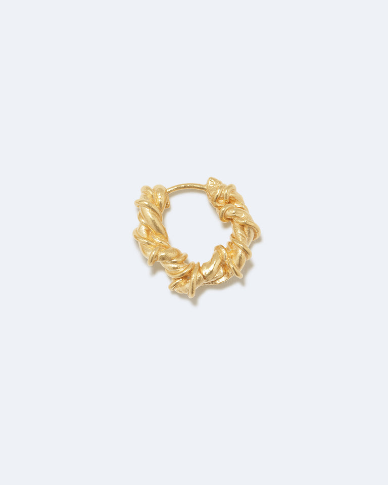 The Fates Were Interwoven - Gold Plated Single Earring