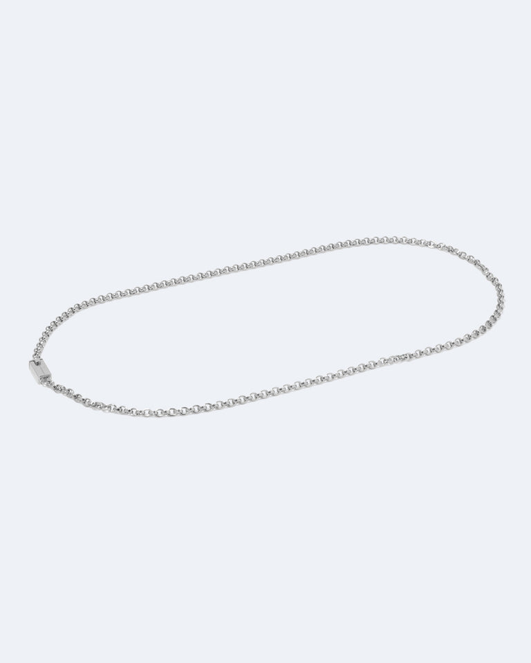 H21 - Platinum Plated Sterling Silver Necklace