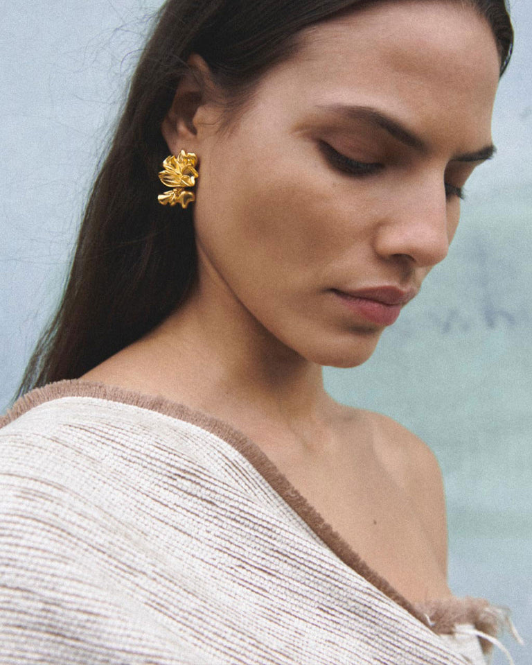 Splotch - Recycled Gold Vermeil Earrings